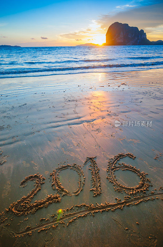 新年海滩- 2016